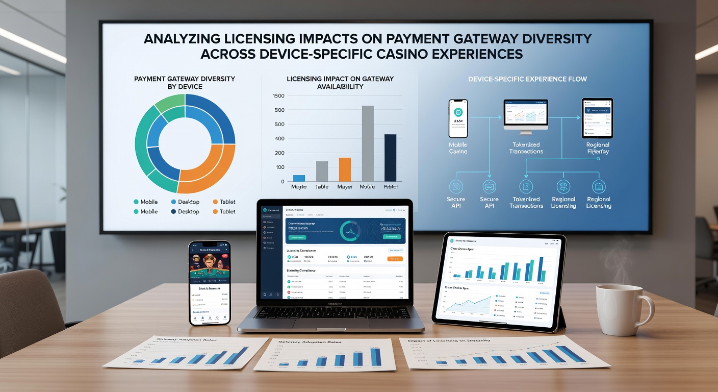 Comparison of payment gateway availability across licensed iOS, Android, and desktop casino applications