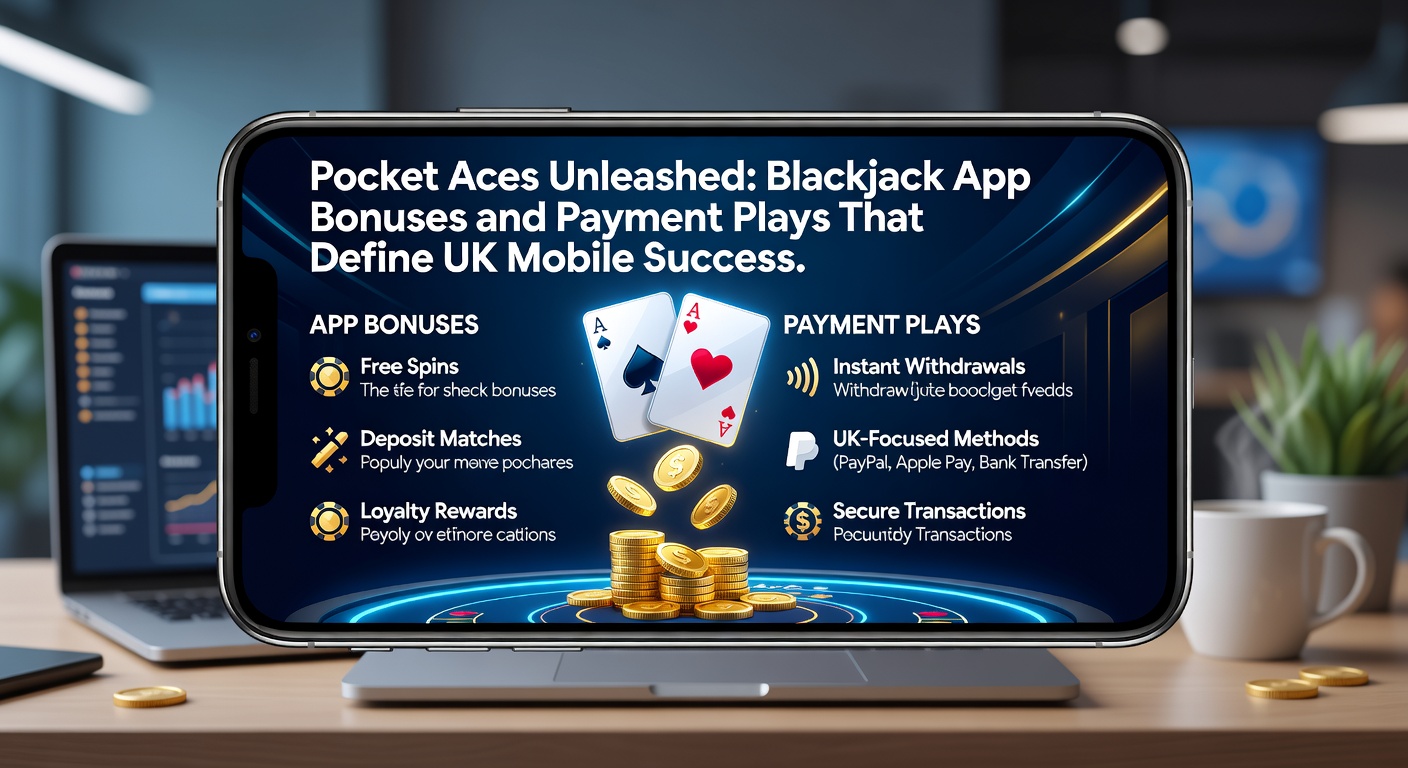 Close-up of mobile payment screen in a blackjack app displaying fast deposit options alongside a winning pocket aces hand